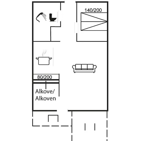 Leilighet Tinke - 150m From The Sea By Interhome Løkken